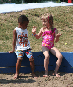 littles at summer day camp
