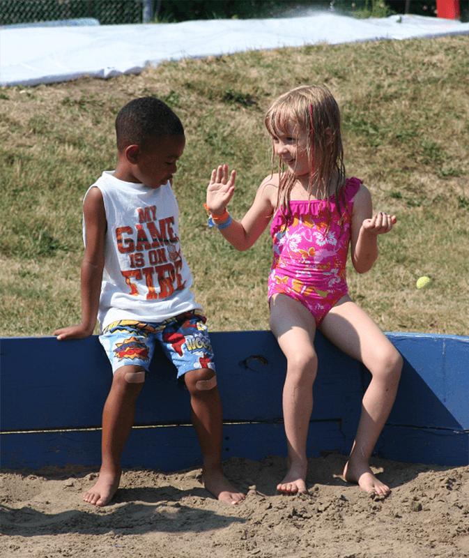 littles at summer day camp