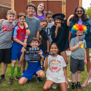 campers at Hollywood movie making camp at camp mirage
